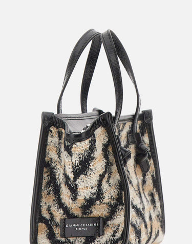 Borsa a mano "Miss Marcella" BS8065 ZEBRANEROBIANCO MARCELLA CLUB GIANNI CHIARINI 