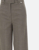 Pantaloni straight con piega CF5372T054A M9770 LIU-JO 