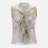 "Light grey classic collar lace vest" BX005 GREY JACQUES WEI 