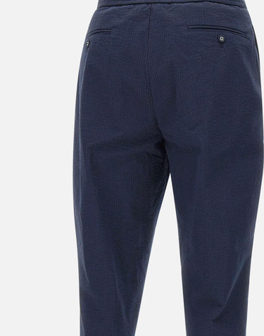 Pantaloni  "Joseph Seersucker" S25MTLG455R DARKNAVY OFFICINE GENERALE 