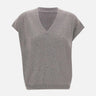 Gilet in cashmere 2421319GR 9027 HEMISPHERE 