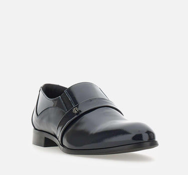 Mocassini "Flash" in vernice 50Z9489 BLU CARLO PIGNATELLI 