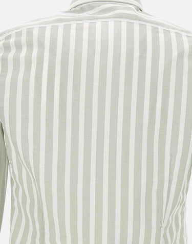 Camicia in cotone e lino K75CAMK01 TES0K1560701 ELEVENTY 