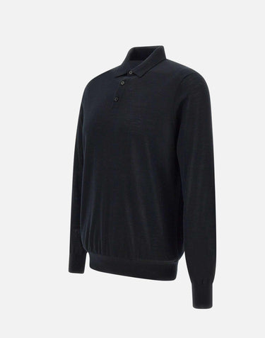 Polo in maglia di lana merino extrafine 901703 261 KANGRA 
