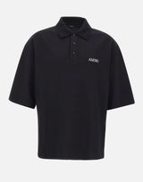 Polo over con logo ricamato AM326JR018 0002 AMIRI 