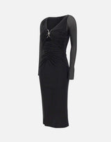 Abito midi con farfalla 2A735A N0990 BLUMARINE 