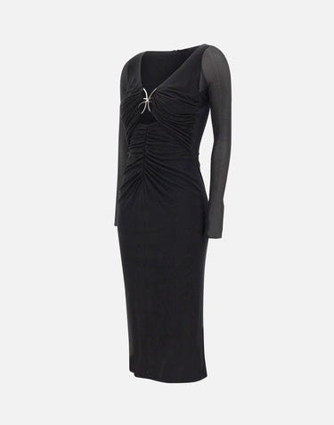 Abito midi con farfalla 2A735A N0990 BLUMARINE 