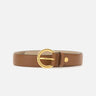Cintura in pelle con fibbia tonda CNK00958 GRNNOCE GIANNI CHIARINI 