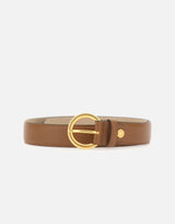 Cintura in pelle con fibbia tonda CNK00958 GRNNOCE GIANNI CHIARINI 