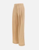 Pantaloni palazzo in misto lino e lana M85PANH06 TES0M047173 ELEVENTY 