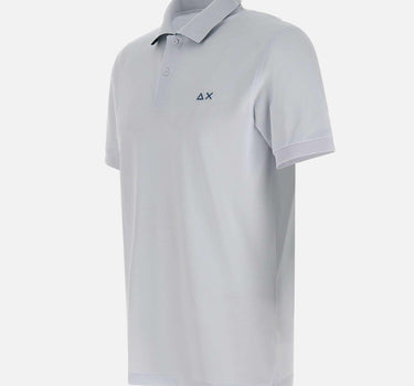 "Print under collar polo shirt" A35115 01 SUN68 