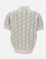 Polo "D Mirror Monogram" LPO219 VI040GY DROLE DE MONSIEUR 