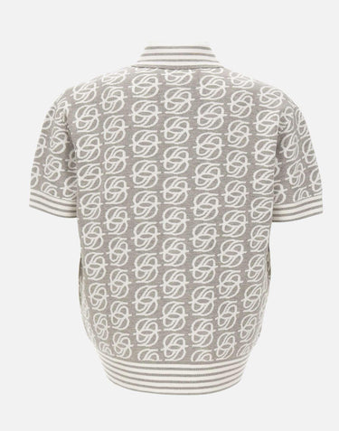 Polo "D Mirror Monogram" LPO219 VI040GY DROLE DE MONSIEUR 