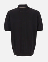 Camicia in maglia con intarsio a righe 59135 18066099 GRAN SASSO 