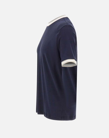T-shirt con profili a righe M75TSHM13 TES0M291110301 ELEVENTY 