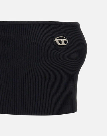 Top "M-Clarksvillex" in jersey di viscosa stretch A13019 0DLAX9XX DIESEL 