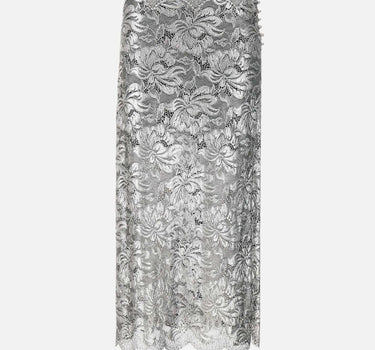 Gonna midi in pizzo 25AJJU598PA0244 V912 RABANNE 