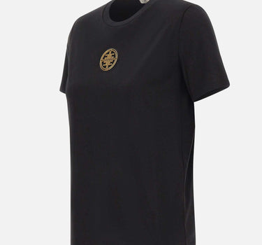 T-shirt con placca logo MA00866E2 110 ELISABETTA FRANCHI 