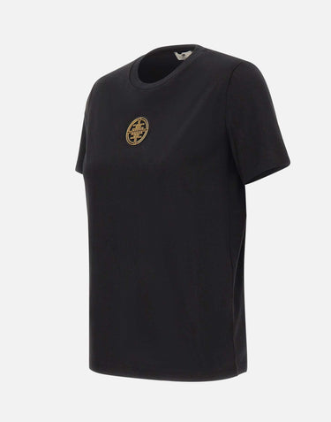 T-shirt con placca logo MA00866E2 110 ELISABETTA FRANCHI 