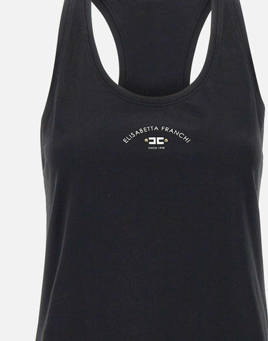 Top in jersey di cotone CN00251E2 110 ELISABETTA FRANCHI 