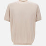 Maglia a maniche corte in misto seta e cotone 300421 060 KANGRA 