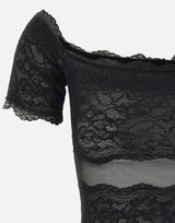 Top in pizzo 2C451A N0990 BLUMARINE 