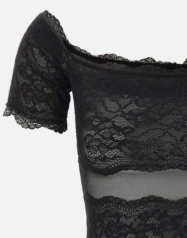 Top in pizzo 2C451A N0990 BLUMARINE 
