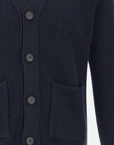 Cardigan in lana e cashmere CB3MLT WC7P891 FILIPPO DE LAURENTIIS 