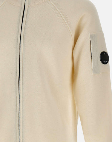 "Lambswool GRS Hooded Full Zip Sweater" 19CMKN057A 110149A103 C.P. COMPANY 