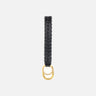 Portachiavi in pelle PCHANDLEBRAID NERO GIANNI CHIARINI 