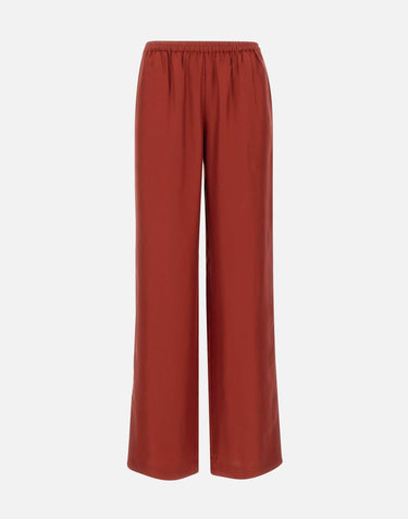Pantaloni "Alera" in seta ALERA TOMATO LOULOU DE SAISON 