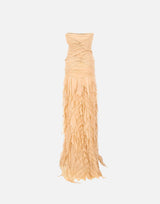 Abito in georgette con ruches 4A408A N0820 BLUMARINE 