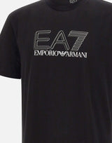 T-shirt "Visibility" in jersey di cotone 7M001307 AF10375UC001 EA7 