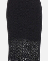 Gonna in maglia 4G075A N0990 BLUMARINE 