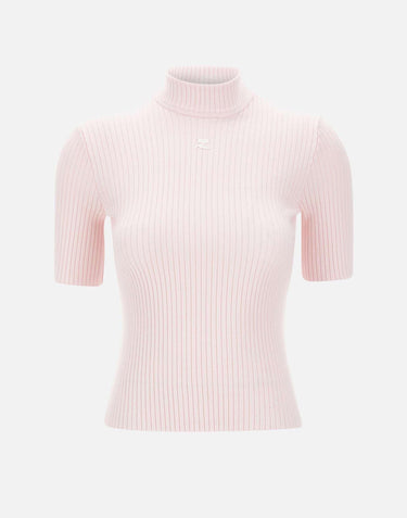Maglia "Reedition" PERMPU026FI0001 PINK COURREGES 