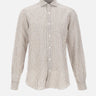 Camicia in lino a righe LIU02P0154035U 0006 BARBA 