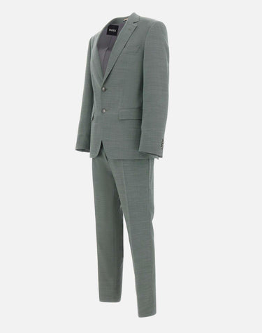 Abito due pezzi slim fit con micromotivo 50557252 348 BOSS 
