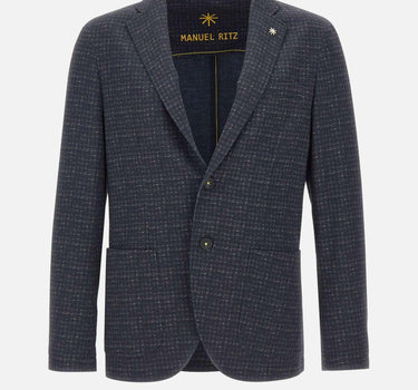 Blazer in cotone stretch 3932G2442MC 25375689 MANUEL RITZ