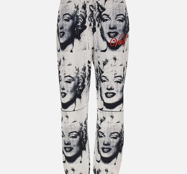 Jogger stampa Mariliyn VAQ10P010 WHITE VAQUERA