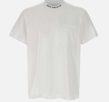 T-shirt in jersey di cotone 78GAHE03 CJ00E003 VERSACE JEANS COUTURE 