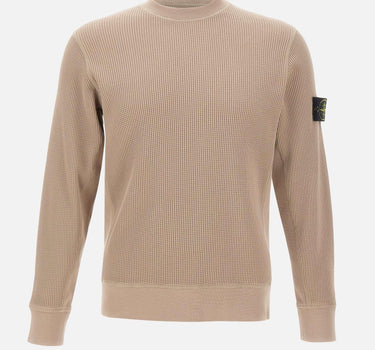 Felpa in cotone biologico a nido d'ape 6100056S0044 V009A STONE ISLAND 