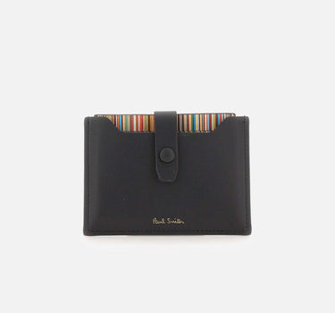 "Credit Card Holder With Signature Stripe Pull Out" M1A6751CMULTI 79 PAUL SMITH 