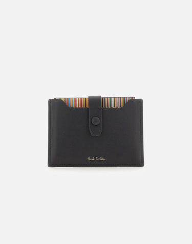 "Credit Card Holder With Signature Stripe Pull Out" M1A6751CMULTI 79 PAUL SMITH 