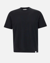 T-shirt in crepe di cotone DK87114 NERO DIKTAT 