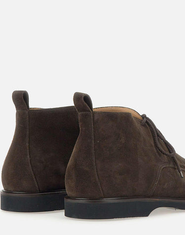 Stringate "Ascanio" in pelle scamosciata ASCANIO MOKA206 DUCA DEGLI ABRUZZI 