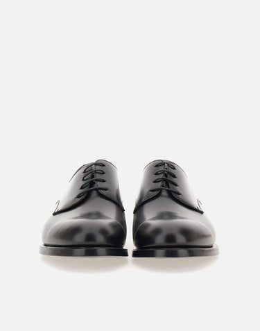 Stringate "Derby" in pelle di vitello 242U0091 NERO BARRETT 