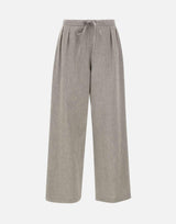 Pantalone "Clark" CLARK GREY LOULOU DE SAISON 