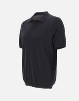 Polo in misto seta e cotone 300423 013 KANGRA 