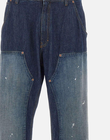 Jeans ampi con strappi SH0LA0049 M30055967 MM6 MAISON MARGIELA 