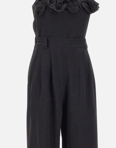 Jumpsuit in lino e viscosa QP5CO038 0001 KAOS 